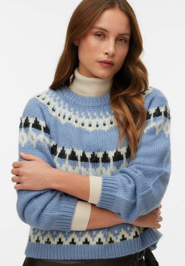 Vero Moda Knitted AWTILLIE Knitted - Jumper - stonewash