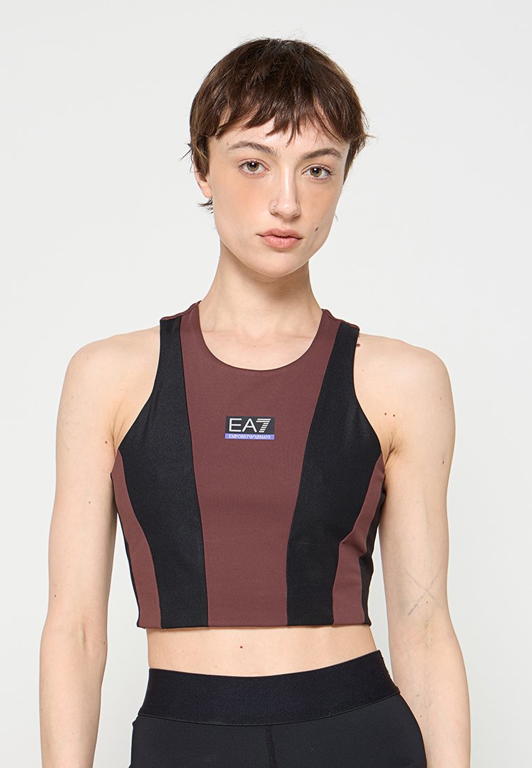 EA7 Emporio Armani Sport-BH mit leichter Stützkraft Media 1