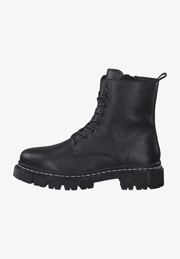 s.Oliver Platform ankle boots - black