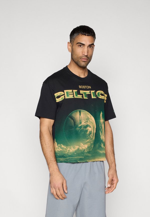 Nike Performance BOSTON CELTICS CTS BOXY - Club wear - black