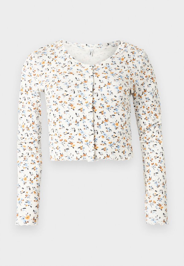 ONLY ONLFENJA LIFE V NECK - Cardigan - cloud dancer