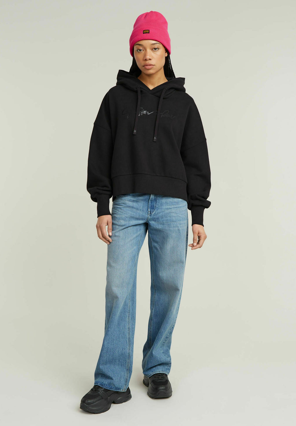 G-SCRIPT OVERSIZED HOODED Media 2