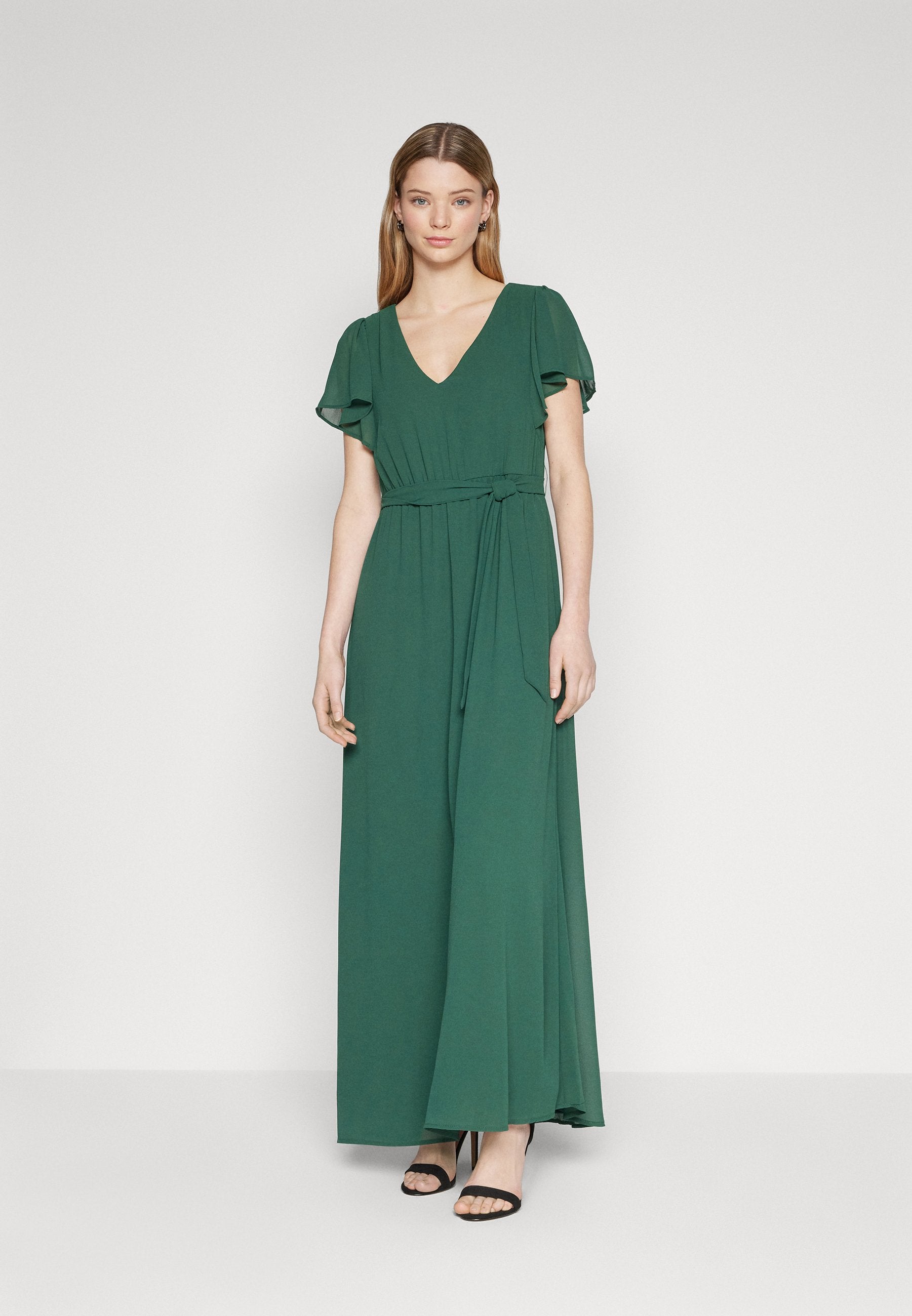 VILA VIMICADA V NECK MAXI DRESS