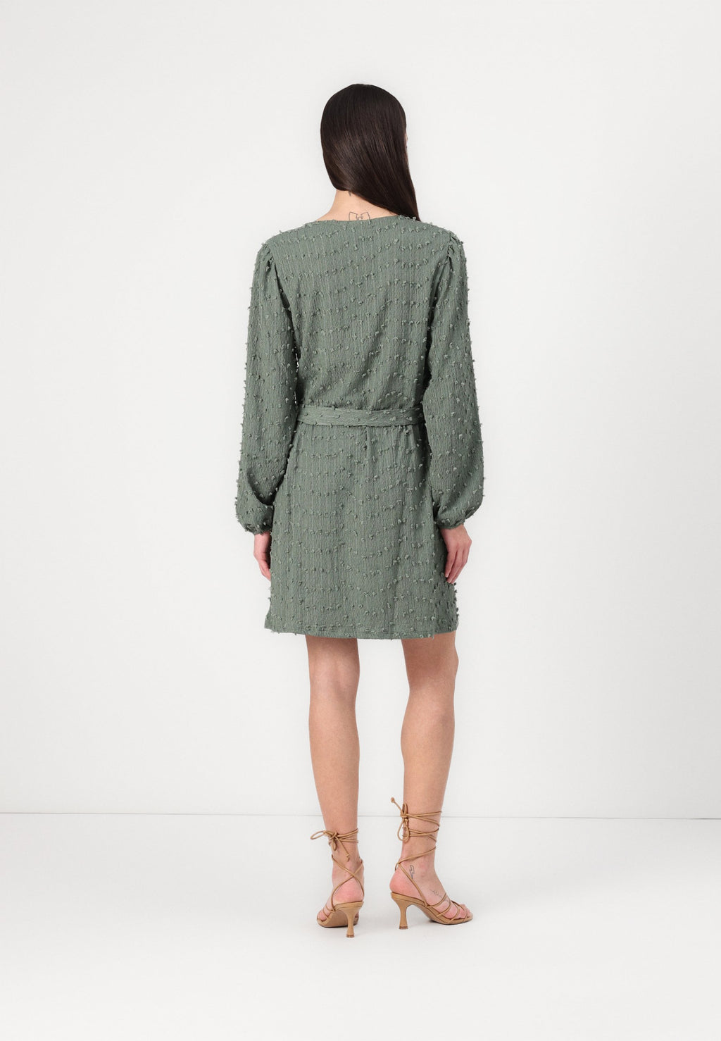 VILA VIEVALINE O NECK SHORT DRESS