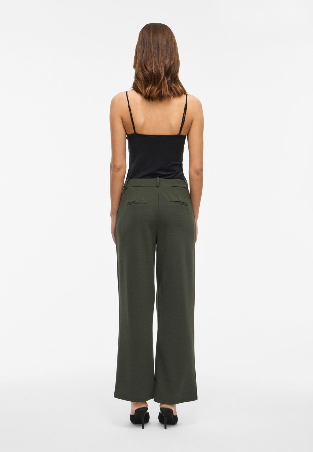 VILA VICLUA HW WIDE BUTTON PANTS- NOOS