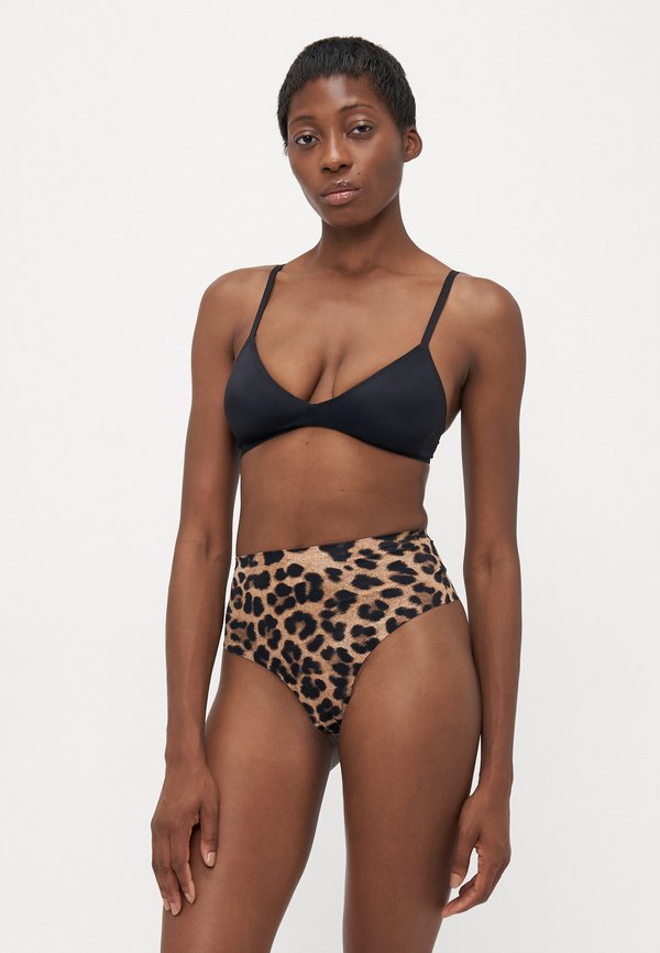 Vero Moda VMDITTE STRING 2 PACK - Briefs - black/light brown