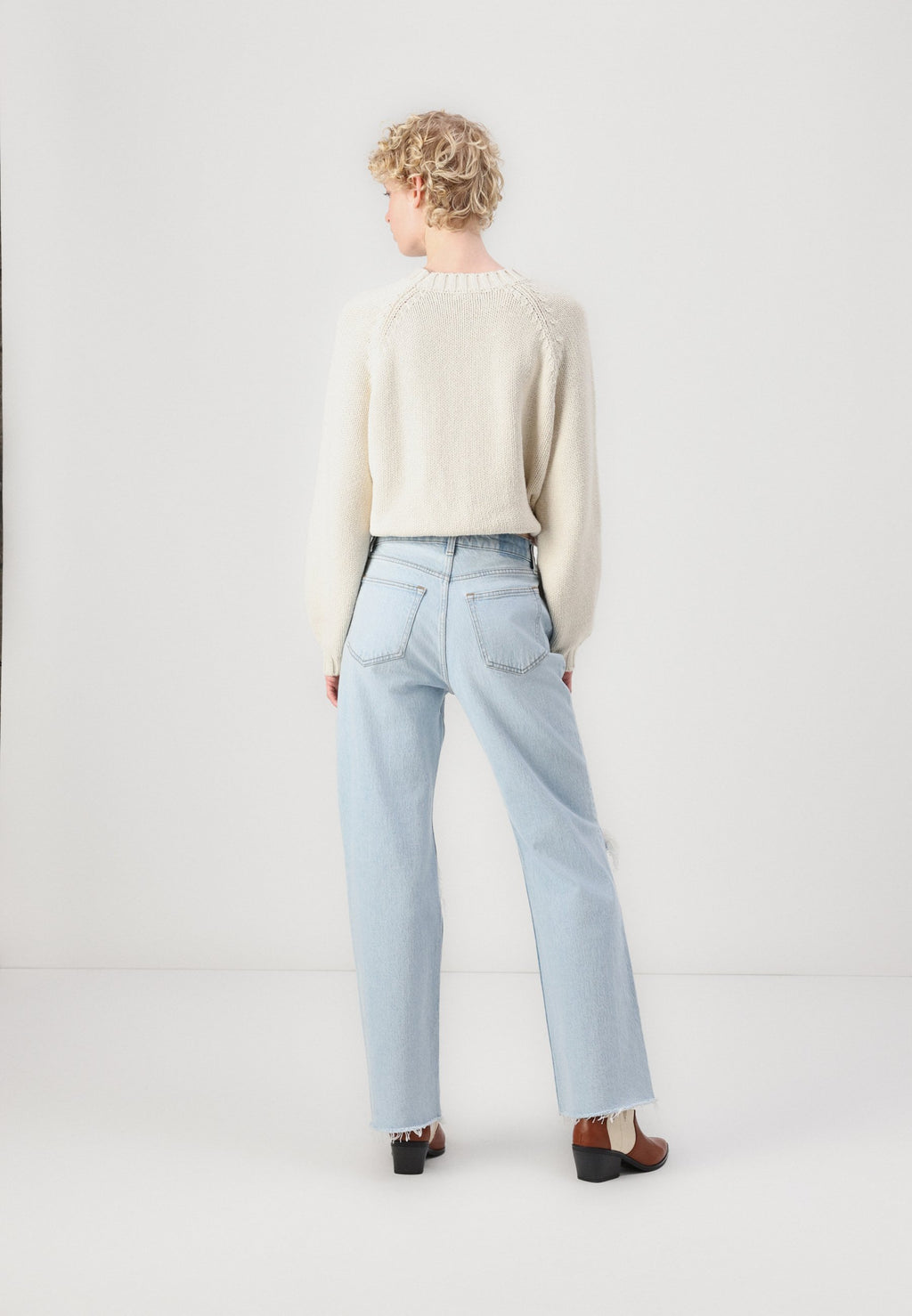 Abercrombie & Fitch Curve Love High Rise 90s Relaxed Jean