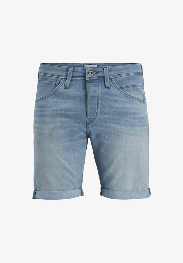 Jack & Jones Denim Regular Fit - Denim shorts - blue denim