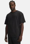 Under Armour HEAVYWEIGHT WASH - Basic T-shirt - ultimate black