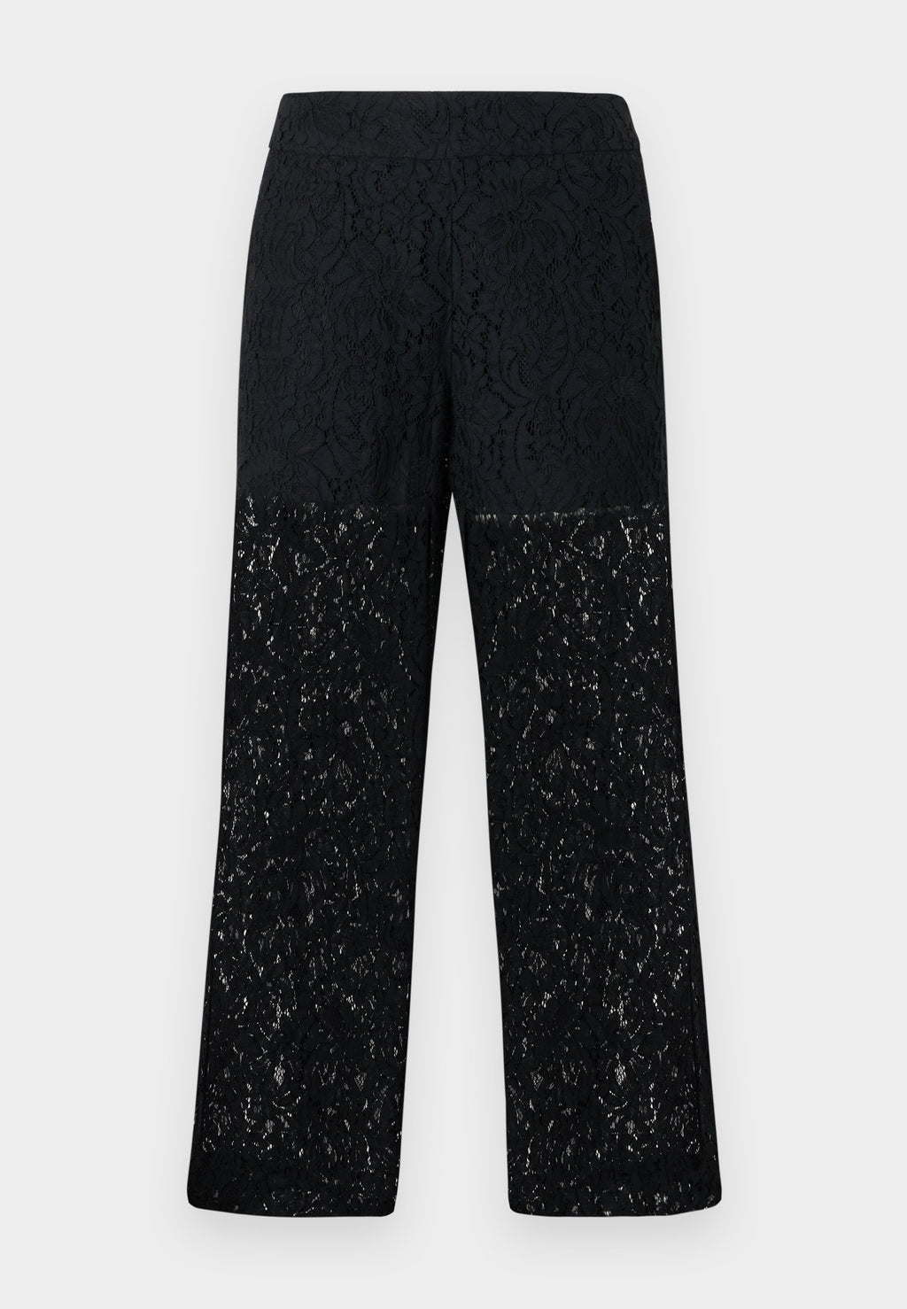 DKNY HIGH WAIST STRAIGHT LEG CROPPED TROUSER W/WAISTBAND