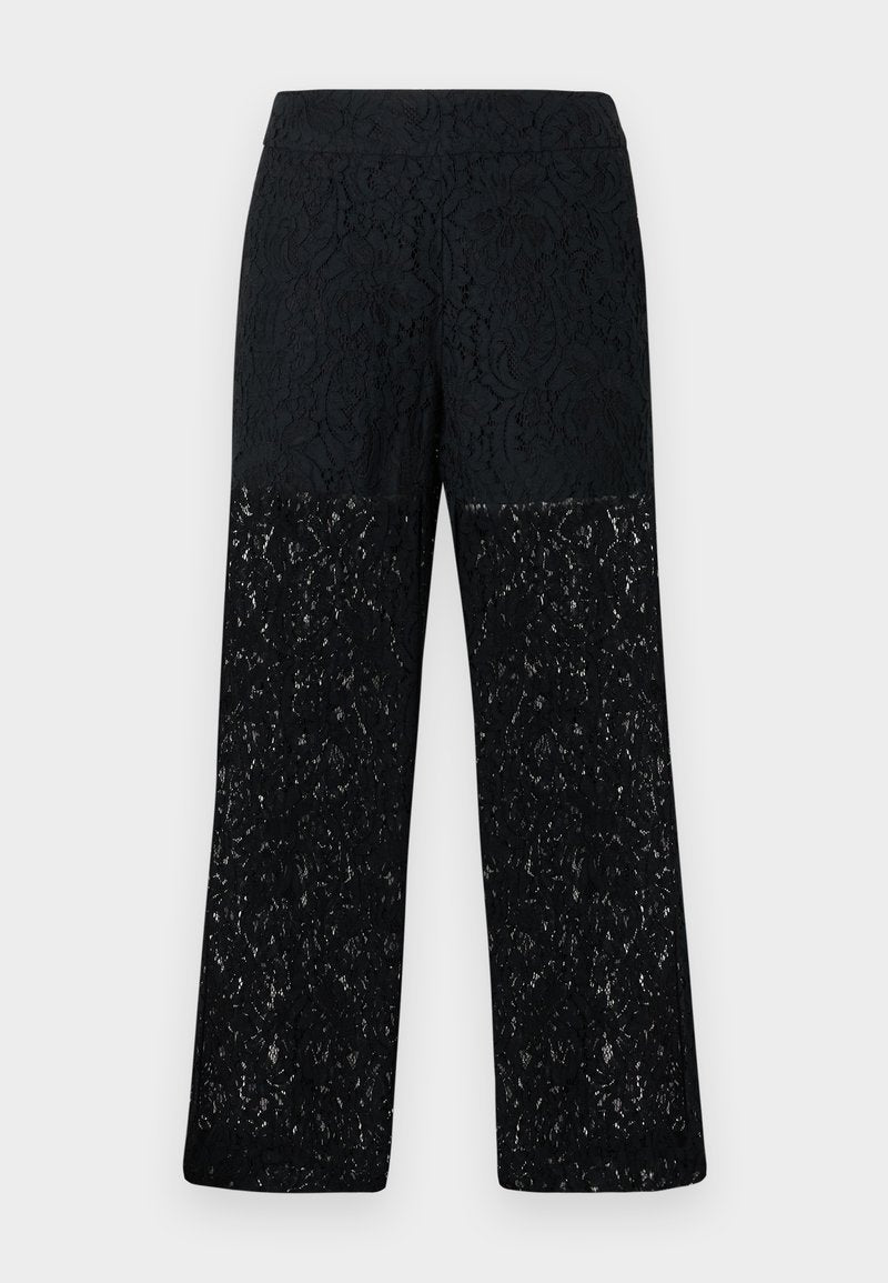 HIGH WAIST STRAIGHT LEG CROPPED TROUSER W/WAISTBAND Media 1