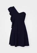 WAL G. ROSA ONE SHOULDER SKATER DRESS