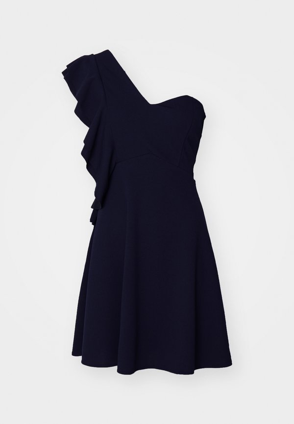 WAL G. ROSA ONE SHOULDER SKATER DRESS