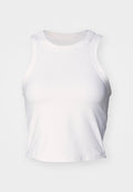 Nike Performance ONE FITTED CROP TANK - Top - white