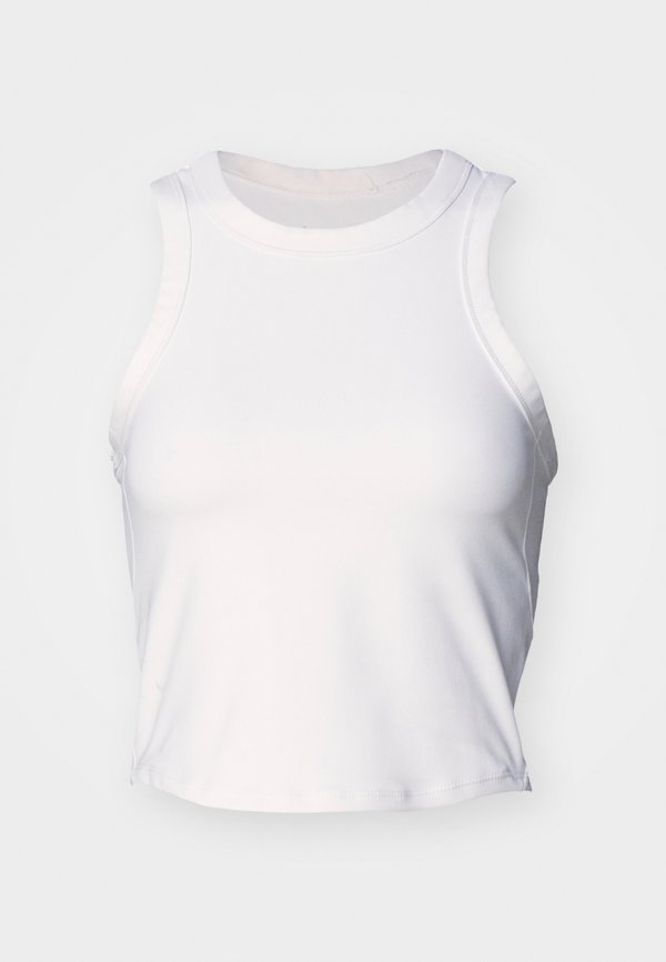 Nike Performance ONE FITTED CROP TANK - Top - white