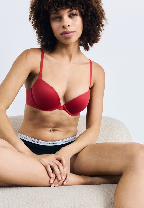 Calvin Klein Underwear PLUNGE - Push-up bra - red stamp
