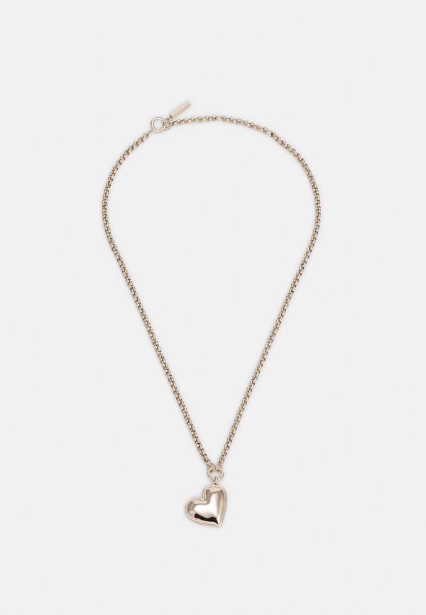 Calvin Klein POLISHED HEART NECKLACE - Necklace - rosegold-coloured