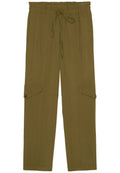 PANTS, FLUENT UTILITY STYLE, STRAIGHT LEG, PATCH POCKETS, ELASTIC WAIST Media 1