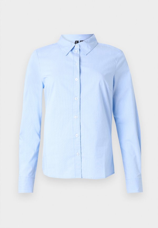 Vero Moda VMSOPHIE SHIRT - Button-down blouse - light blue/friba