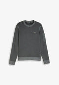 TOM TAILOR MIT ÄRMELTASCHE - Sweatshirt - tarmac grey