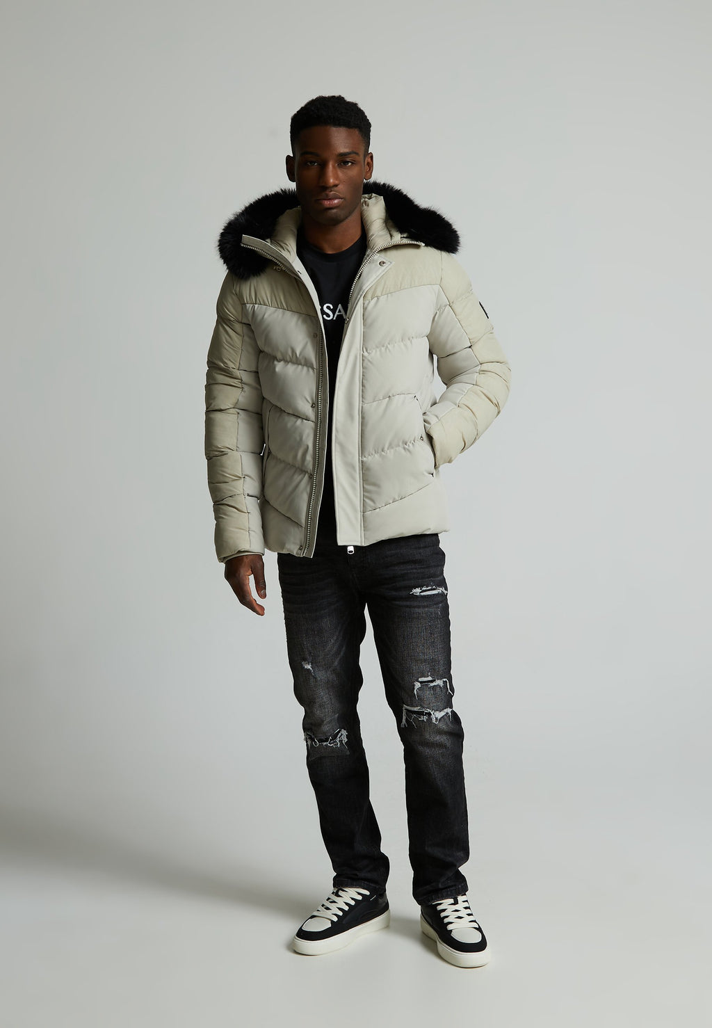 Alessandro Zavetti LAVANDA POLY PUFFER JACKET