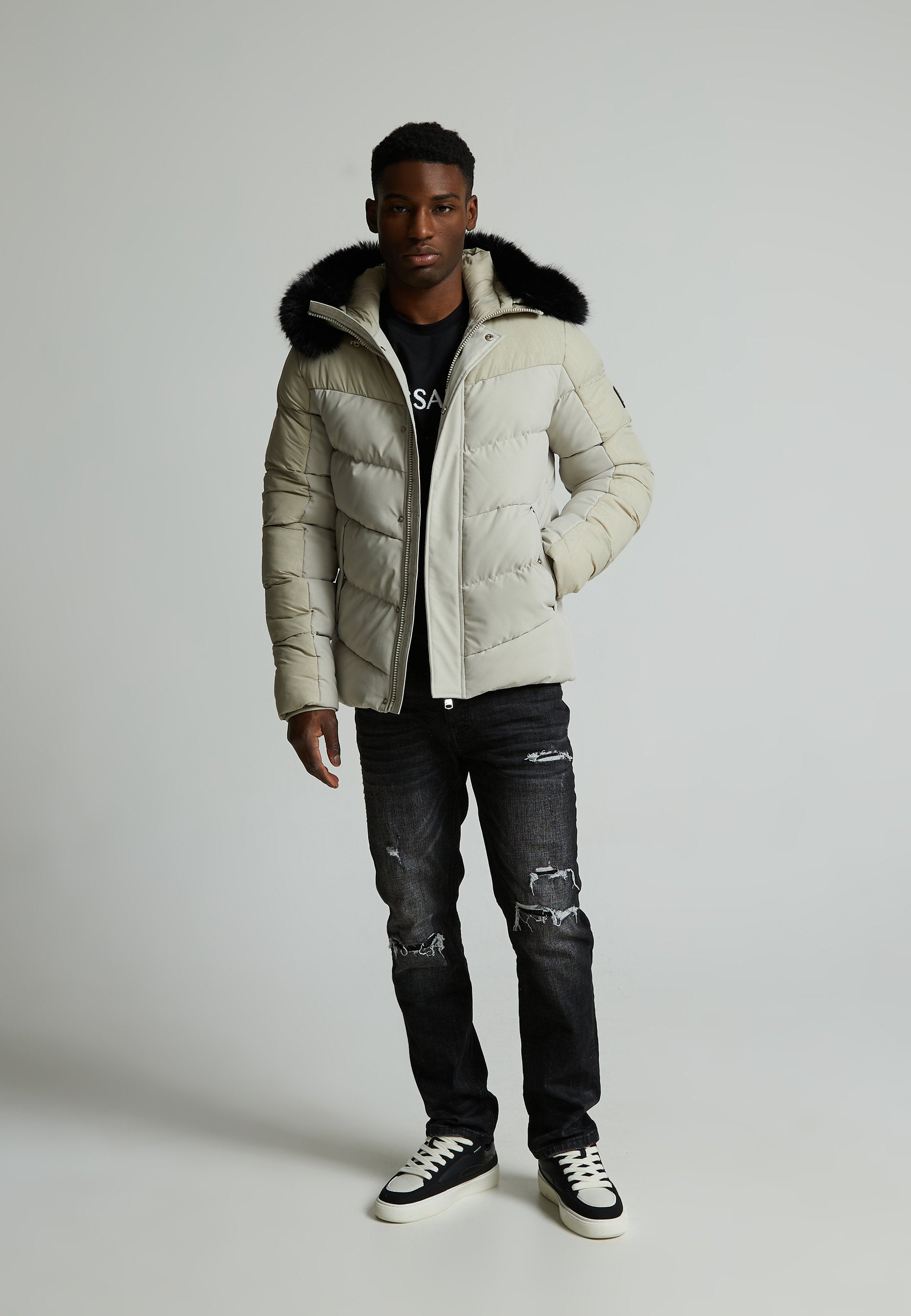 Alessandro Zavetti LAVANDA POLY PUFFER JACKET