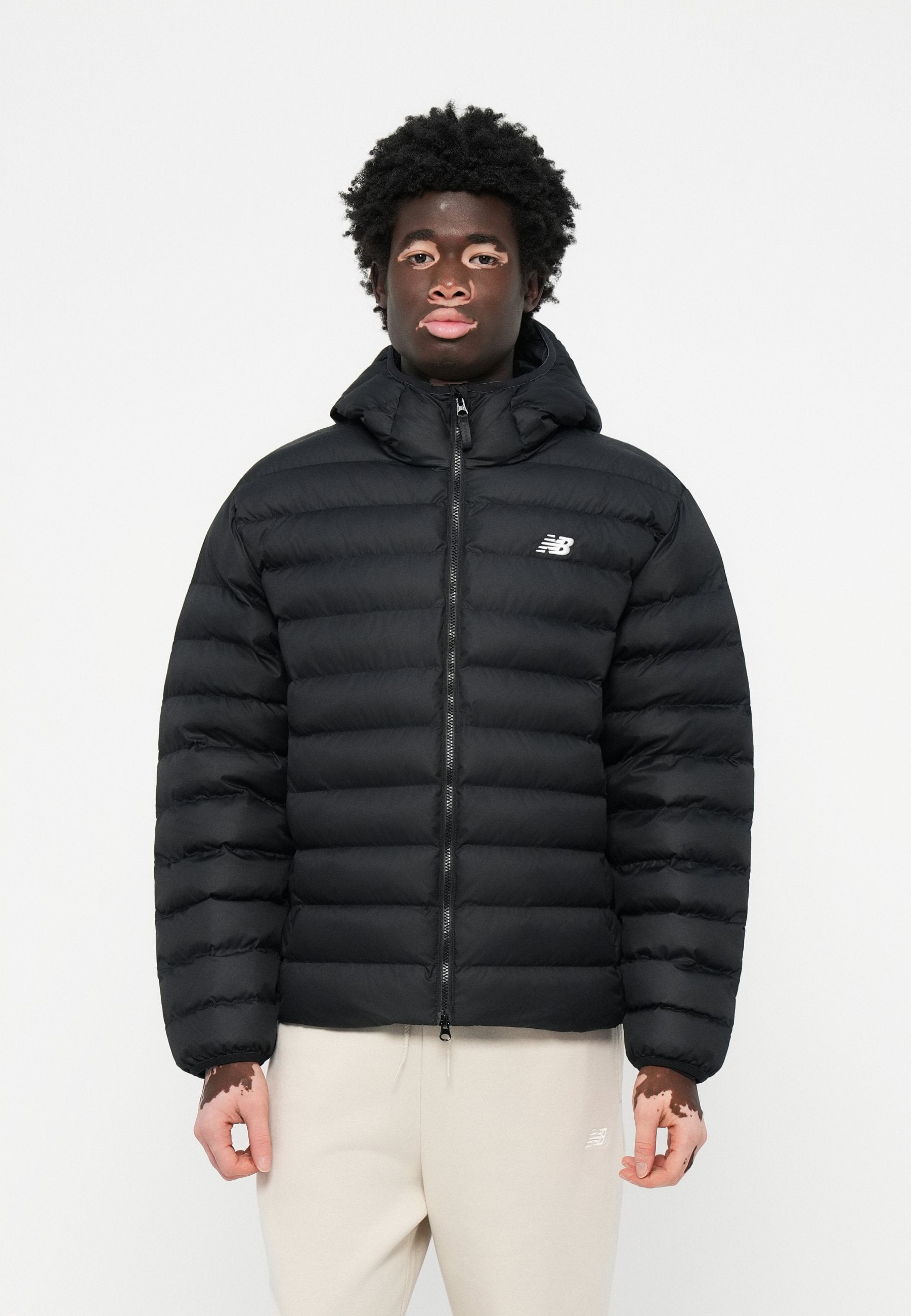 New Balance HOODED PUFFER JACKET