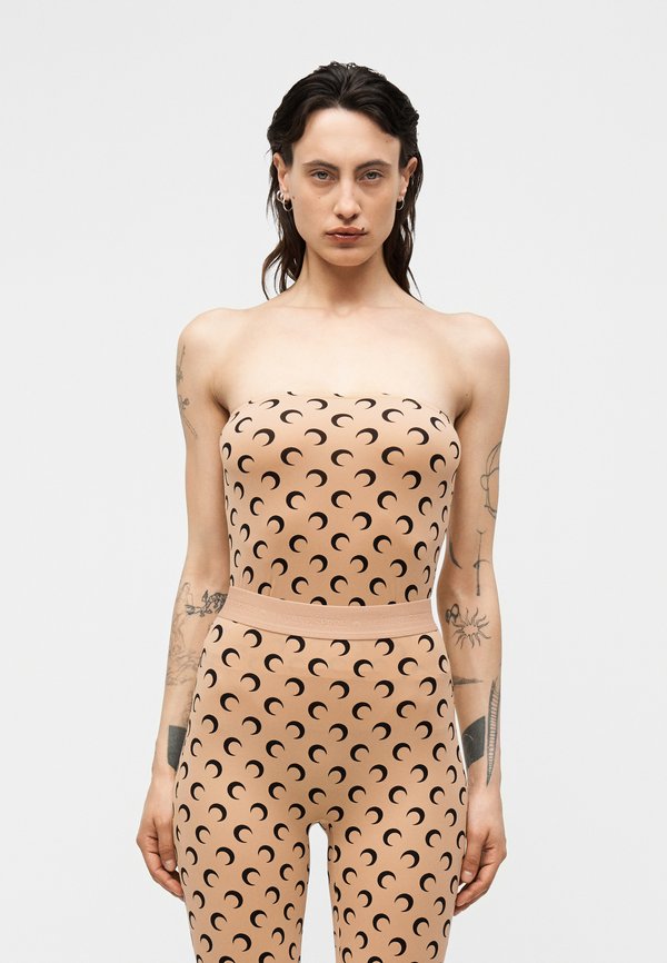MARINE SERRE MOON PRINTED SECOND SKIN TUBE
