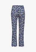 s.Oliver PYJAMAHOSE - Pyjama bottoms - blau-gemustert
