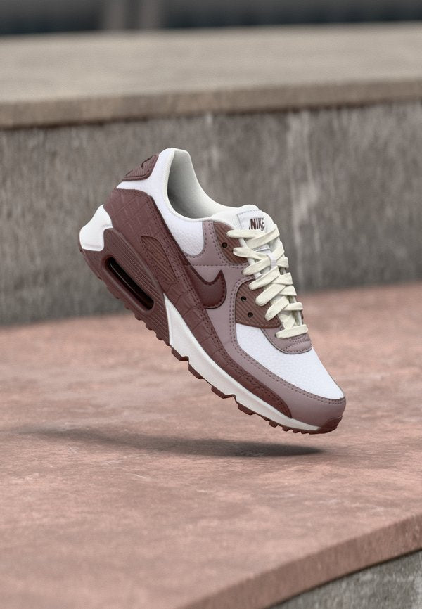 Nike Sportswear AIR MAX 90 SE - Trainers - tattoo/burgundy crush/light violet ore/white