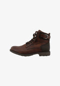 TOM TAILOR Cowboy/biker ankle boot - cognac