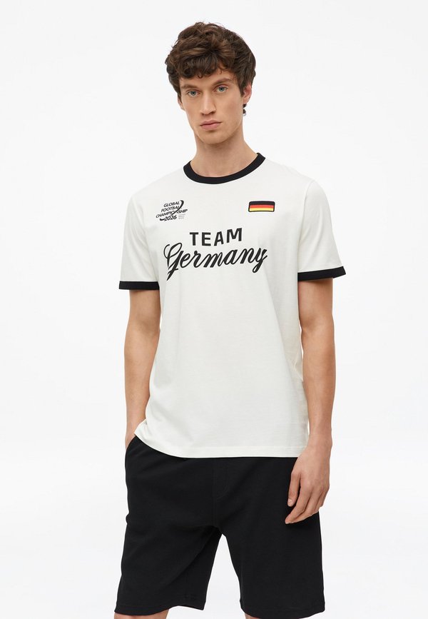 s.Oliver T-SHIRT - Print T-shirt - creme