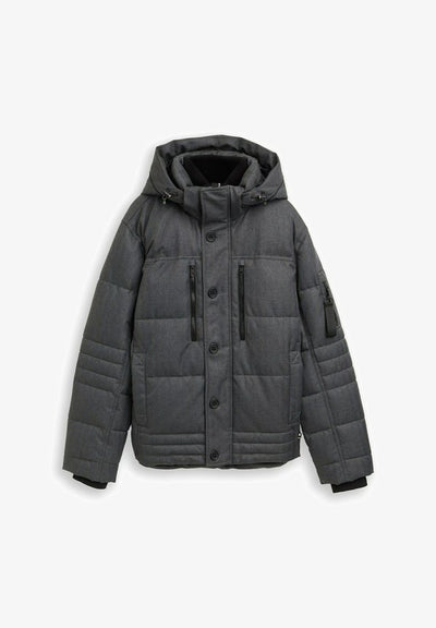 TOM TAILOR Winter jacket - anthracite melange herringbone