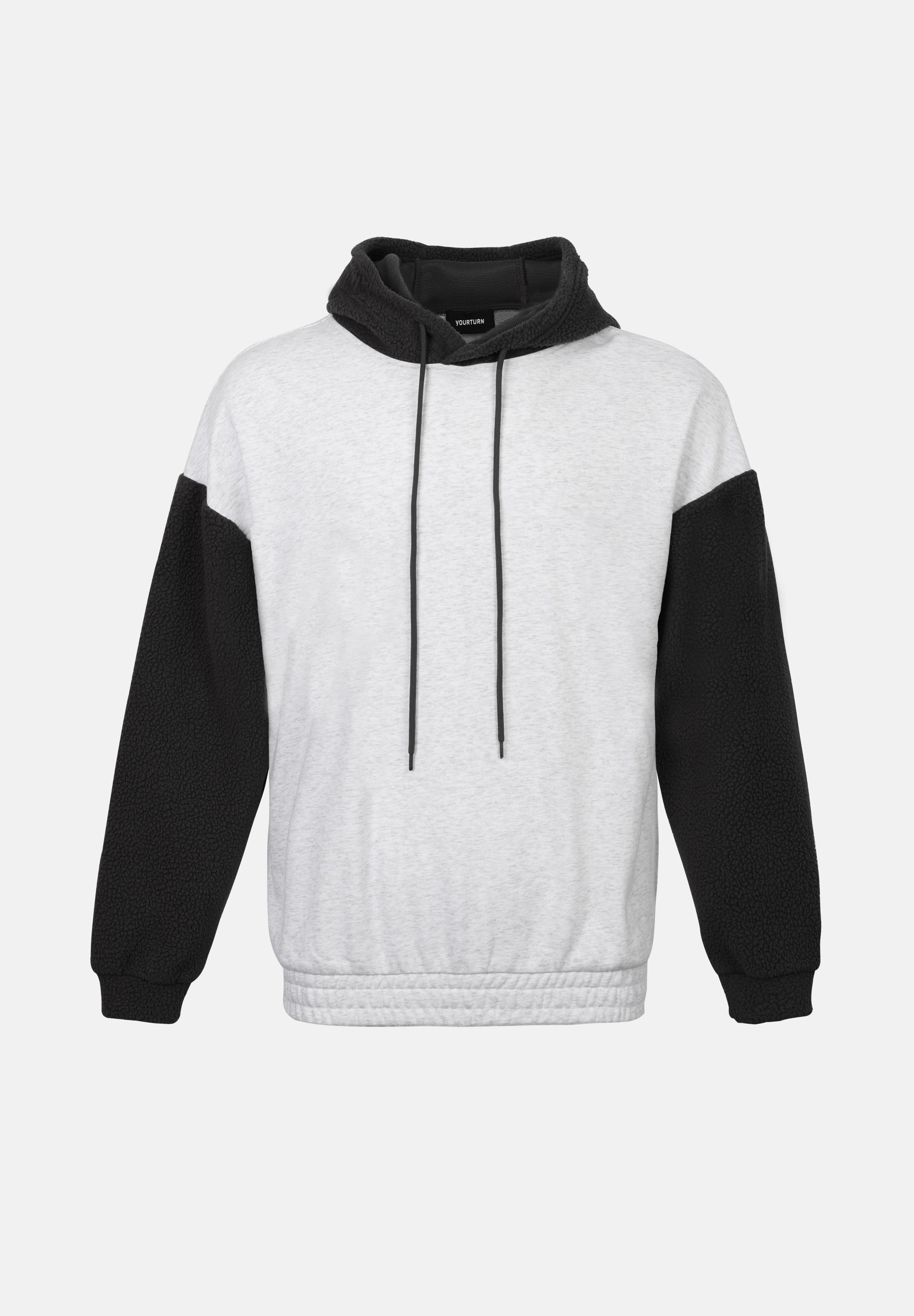 YOURTURN BORG HOOD AND SLEEVES UNISEX