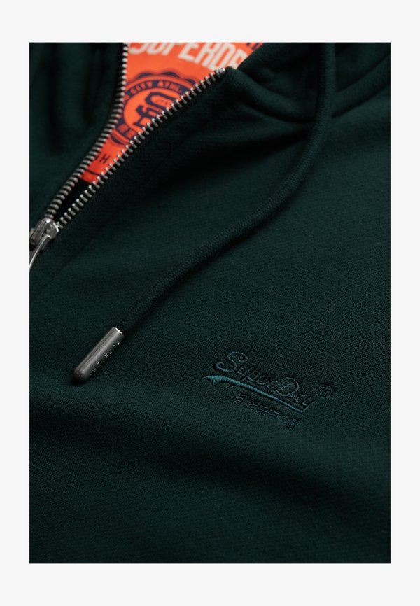 Superdry & Co SUPERDRY - Zip-up sweatshirt - forest green