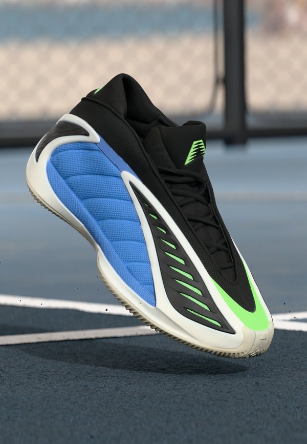 adidas Performance ANTHONY EDWARDS 2 - Basketball shoes - blue fusion/zero metallic/lime burst