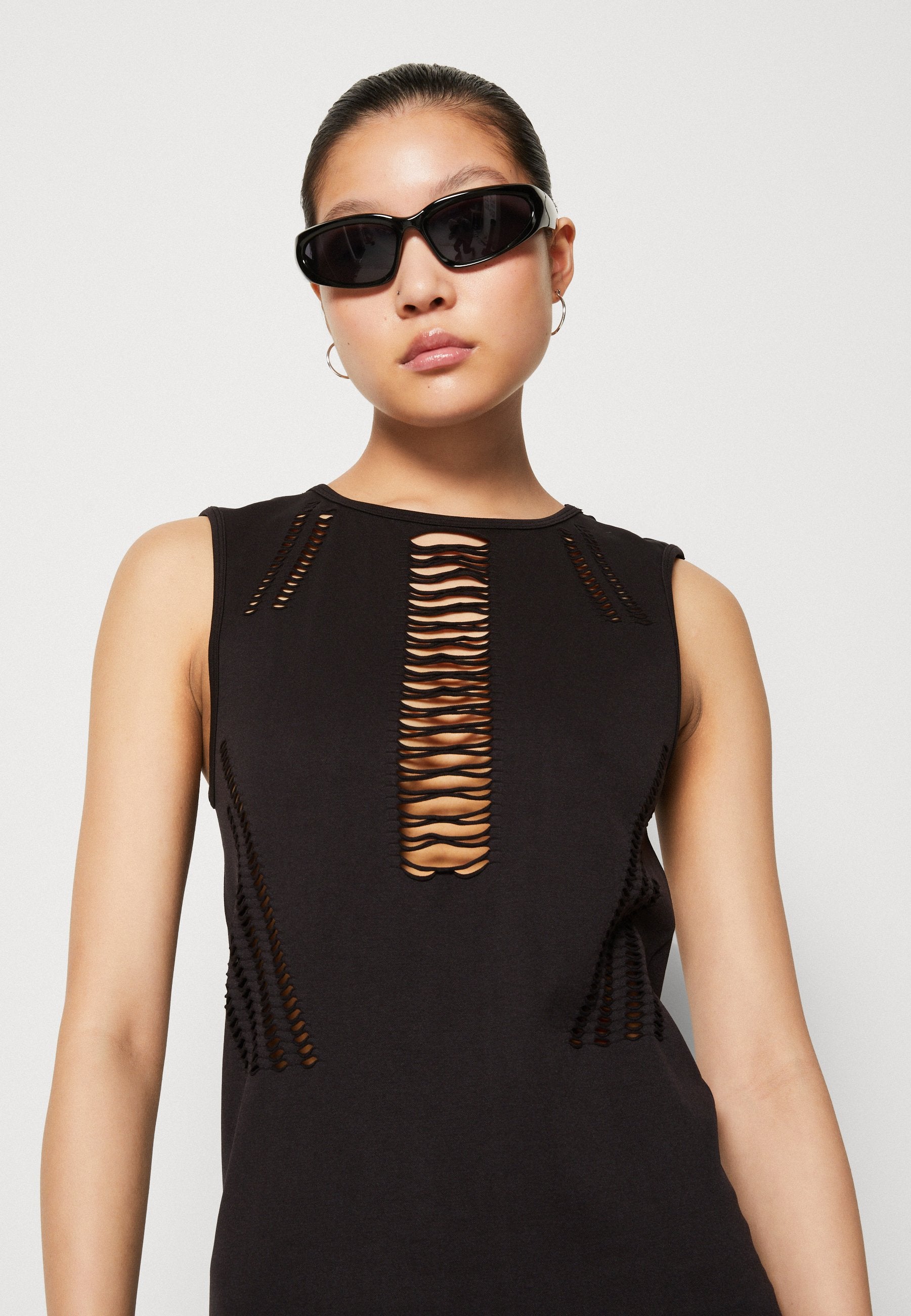 Neon & Nylon SADIE O NECK SHORT DRESS