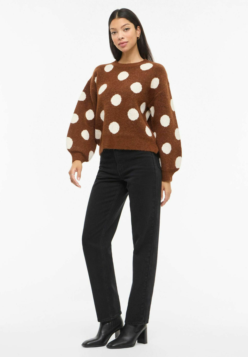 VILA Knitted VILUNA Round neck