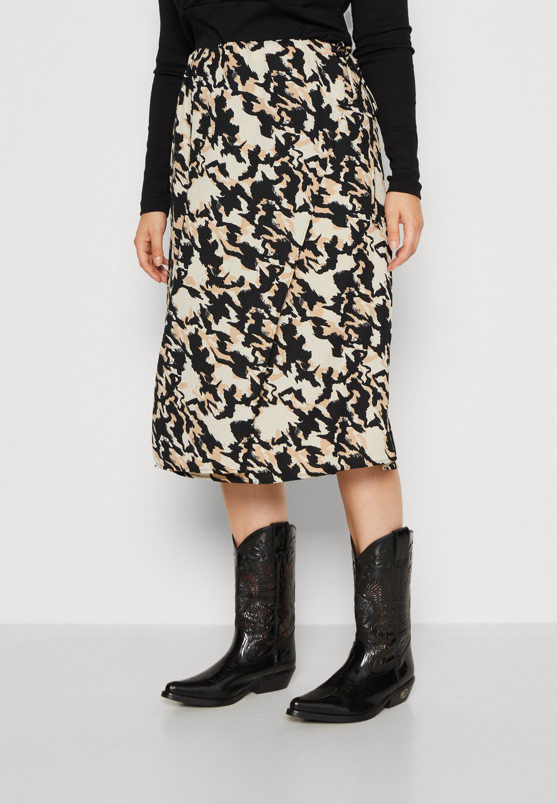 Vero Moda Curve VMCNORA CALF TIE SKIRT