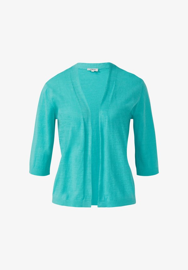 s.Oliver MET 3/4-MOUWEN - Cardigan - aquamarin