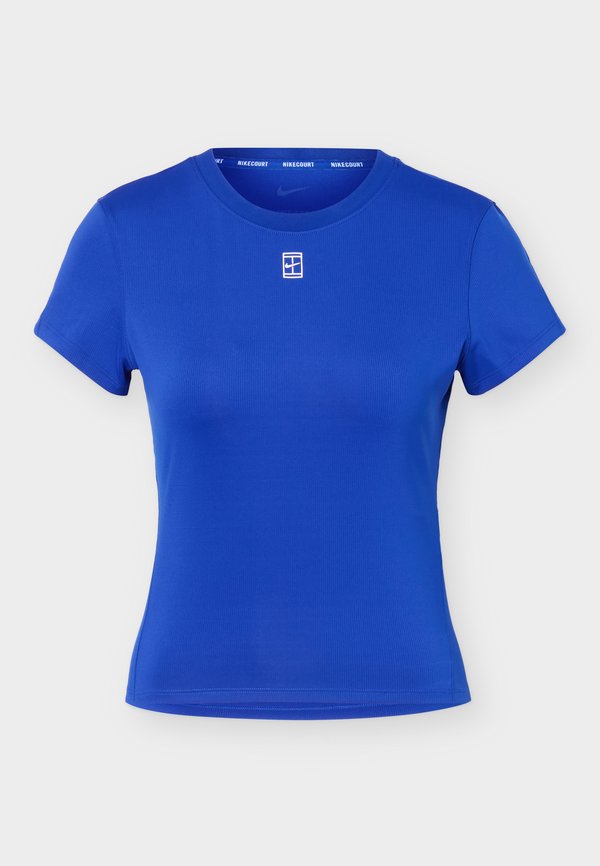 Nike Performance NIKECOURT ADVANTAGE  - Sports T-shirt - old royal/white
