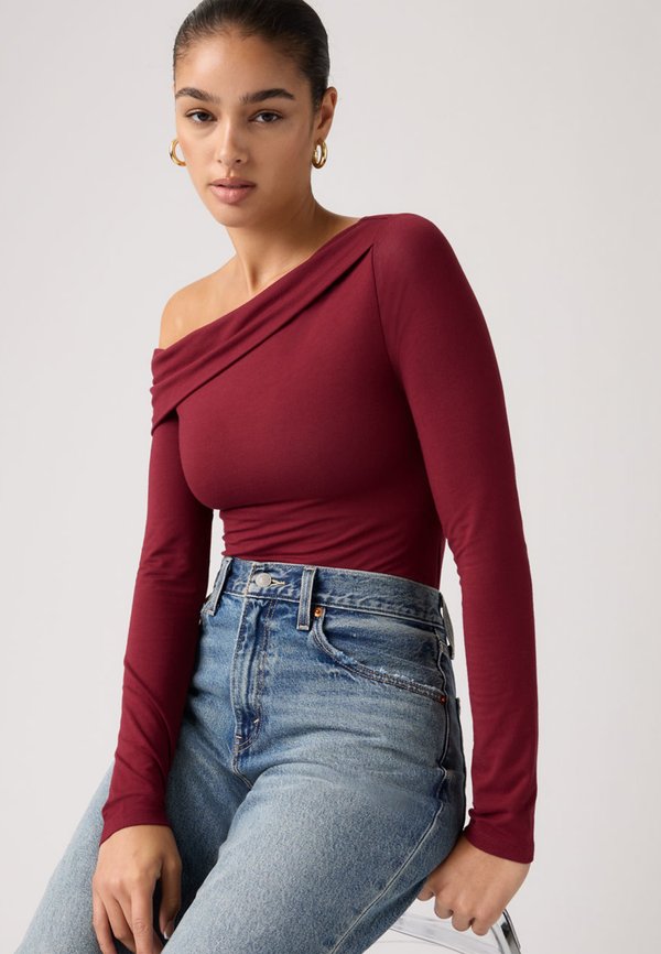 Levi's® CLARA - Long sleeved top - tawny port