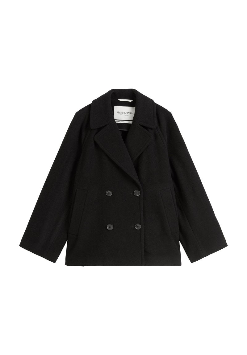 DOUBLE BREASTED WELT POCKETS LAPEL COLLAR Media 1