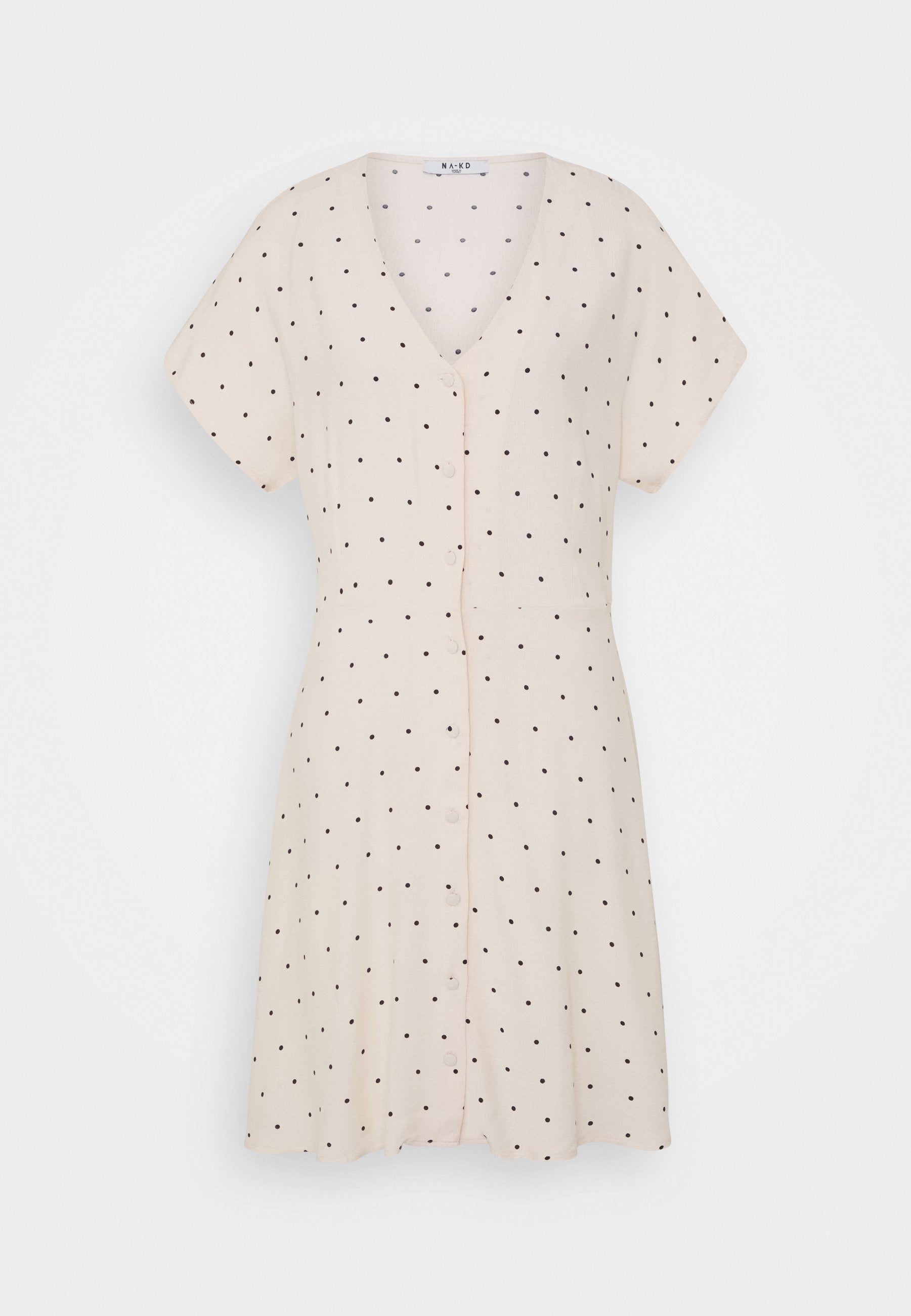 NA-KD BUTTON FRONT DRESS