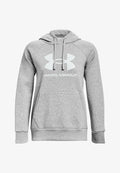 Under Armour RIVAL FLEECE BIG LOGO - Hoodie - mod gray light heather