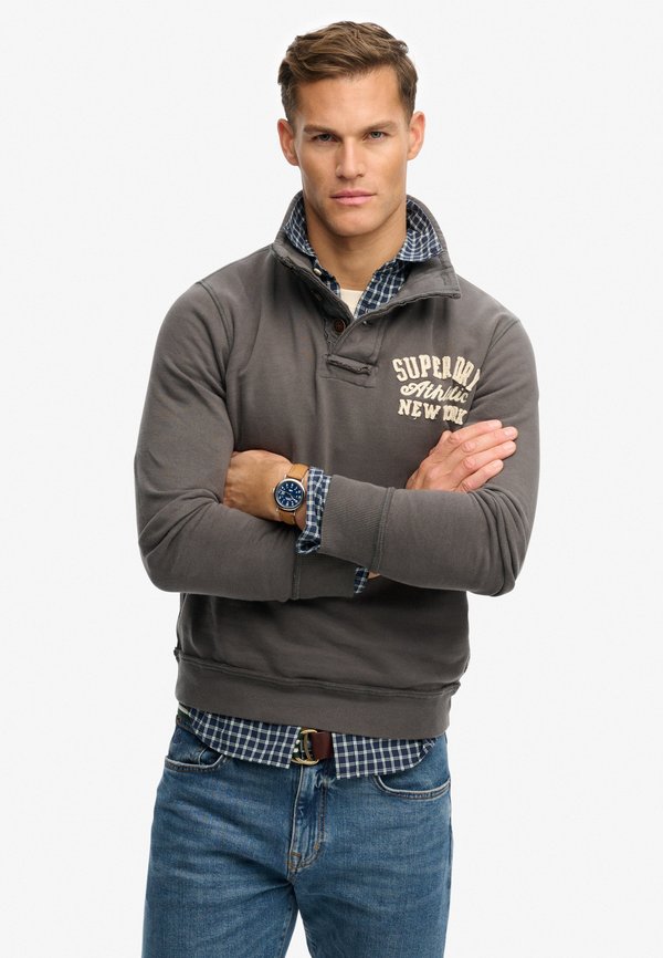 Superdry & Co VINTAGE ATHLETIC - Sweatshirt - dark shadow grey
