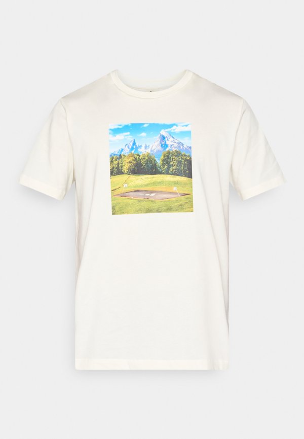 adidas Performance ESCAPE ALPINE - Print T-shirt - off white