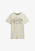 Superdry & Co HERITAGE BRAND  - Print T-shirt - riff white