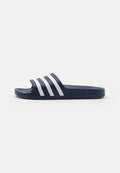 adidas Sportswear ADILETTE AQUA - Pool slides - dark blue/footwear white