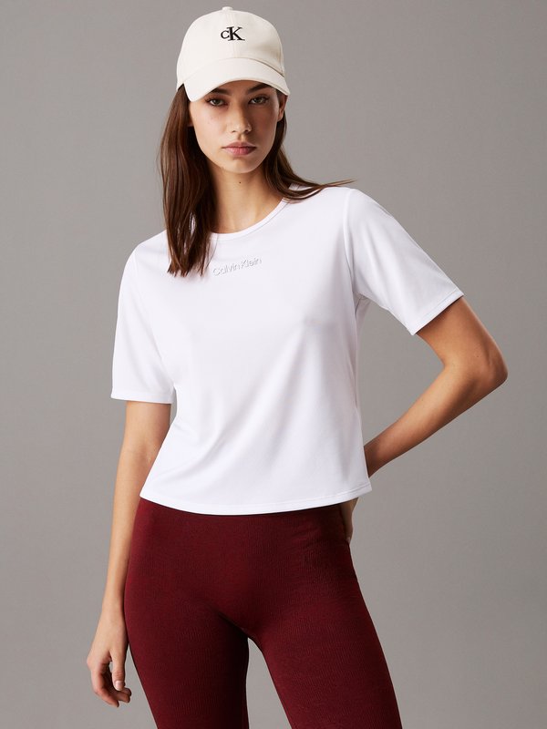 Calvin Klein TEE - Basic T-shirt - brilliant white